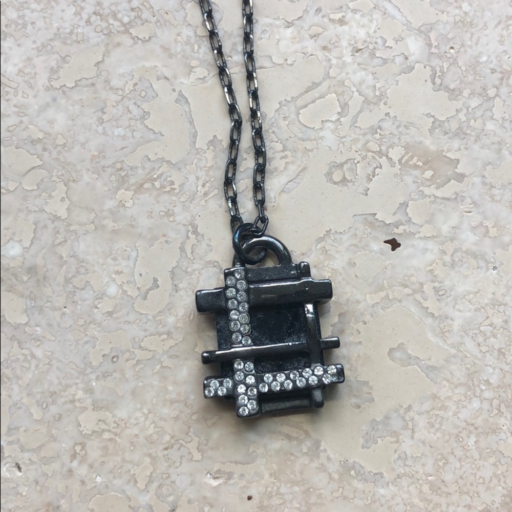 Tory Burch emblem necklace